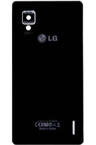 Axya LG Uyumlu Optimus G E975 Arka Cam Kapak Pil Kapağı Siyah