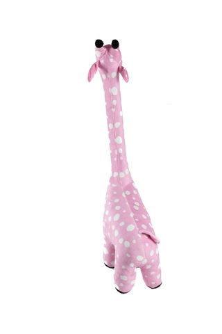 Oyuncak Zürafa Pelüş Sevimli Şaşkın Zürafa Pembe Dev Boy 100 Cm
