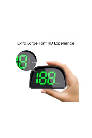 Padalink Araba Genel Hud Gps Pekabı Hız Gösterici Usb Beslemeli Yeşil Renk Km Santimetresi