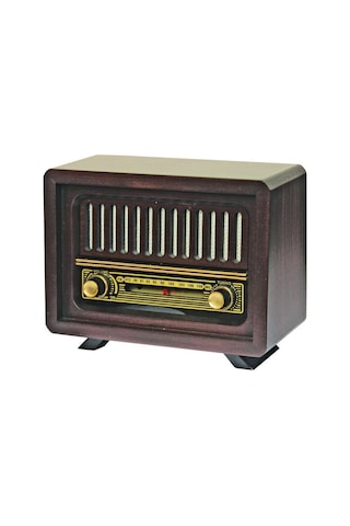 Nostaljik Radyo Şarjlı Pil+adaptörlü Çamlıca Model