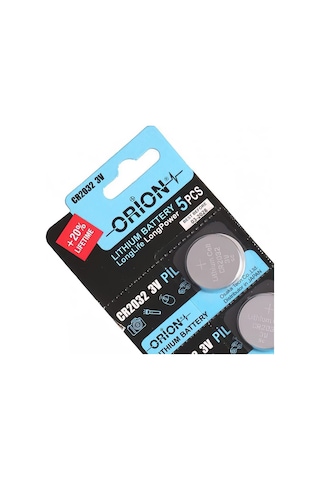 Orion CR2032 3V Lityum Pil 5'li