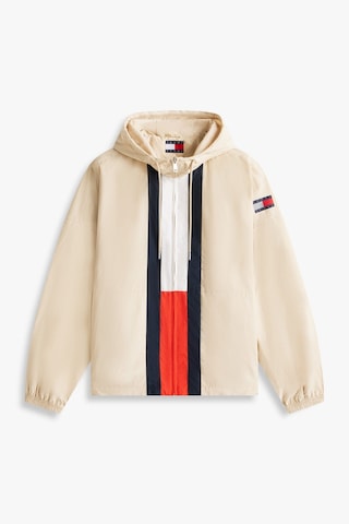 Tommy Hilfiger Tjm Chicago Bayraklı Bej Erkek Rüzgarlık Ceket-16437