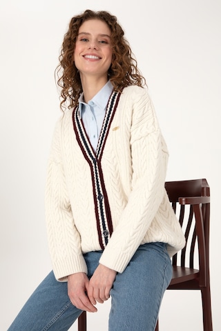 U.S. Polo Assn. U.s. Polo Assn. Kadın Hırka Triko 50314775-vr256 İnci