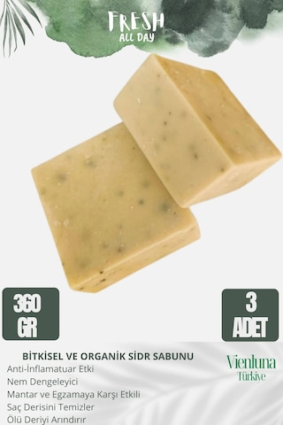 Vienluna Sidr Sabunu 3 x 360 G