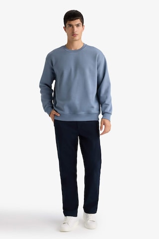 Defacto Relax Fit Bisiklet Yaka Kalın İçi Yumuşak Tüylü Basic Düz Sweatshirt T5139az25augr171 Gri