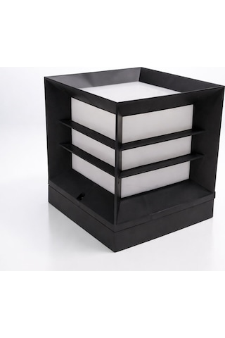 Mega Izgaralı Set Üstü Bahçe Duvar Armatürü Aplik Suya Dayanıklı Modern Dış Mekan Aydınlatma Sku: Smgstk27c6fc2ef0