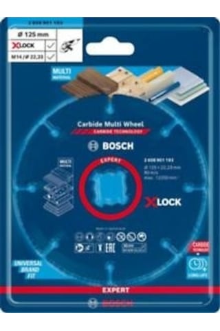 Bosch EXPERT Carbide Multi Wheel X-LOCK Kesici Disk 125 MM 2223 MM - 2608901193