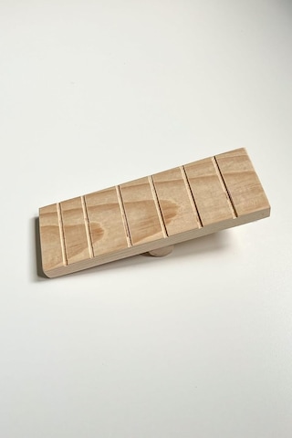 Tr Hamster Oyuncağı Tahtıravalli - Doğal Ahşap - 20x7 Cm
