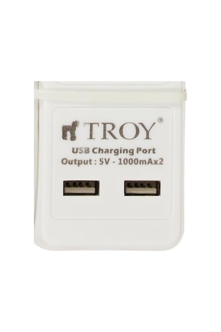 T 24025 Usb Girişli Beşli Grup Priz Ve Uzatma Kablosu 0