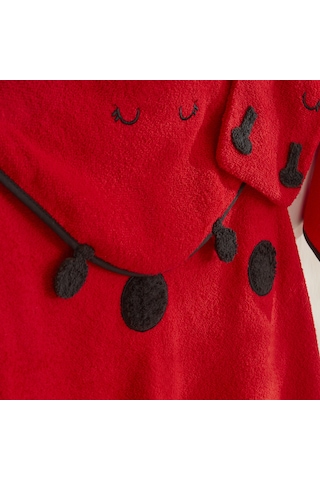Karaca Home Bebek Little Ladybug Havlu Kundak Kese Set Kırmızı