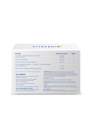 Vitafenix Brokolive Brokoli Ekstresi 60 Bitkisel Kapsül