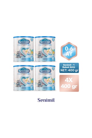Senimil 1 Bebek Sütü 400 G 4 Adet