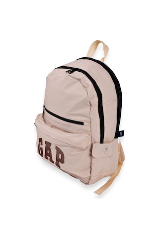 Gap Çift Bölme Sırt Çantası Krem 12851 Krem - Krem