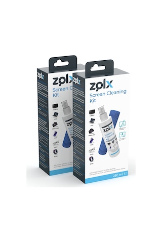 Zolx Ekran Temizleme Seti 2 x 250 ML + Mikrofiber Bez