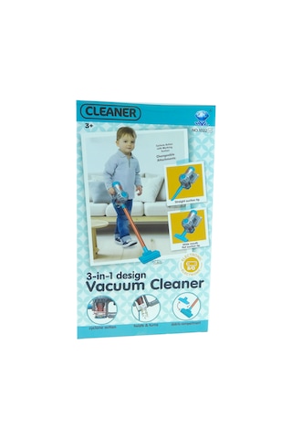 Oyuncak Süpürge Pili Sesli 3 Başlıklı 60 Cm Süpürge 001