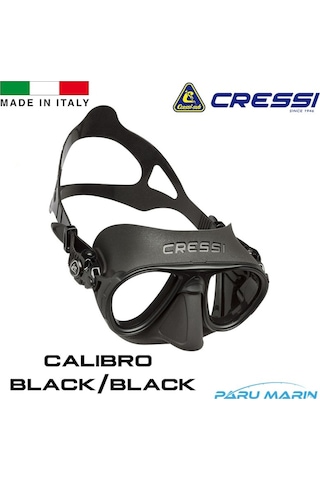 Parumarin Cressi Calibro Hd Dark Dalış Ve Yüzme Maskesi