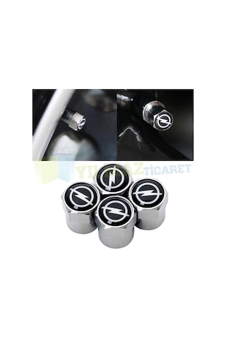 Opel Logo Sibop Kapağı 4 Adet Paslanmaz Çelik