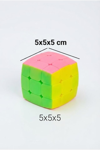 Bilişsel Gelişim Destekleyici Problem Çözme Becerisi Geliştirici Oyuncak 5x5x5 Rubik Zeka Küpü