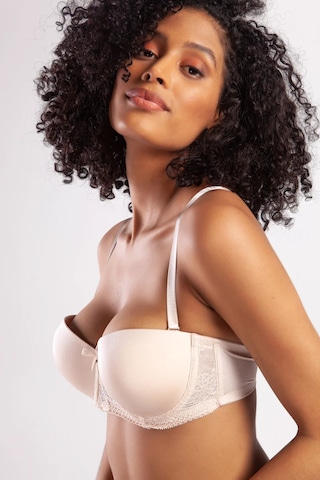 Melonika Golshan Gala Push-up Strapless Bra, Ten Konforlu Ve Şık Sütyen, Strapless Çok Renkli