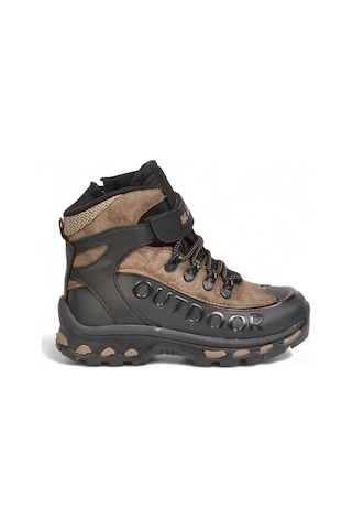Mc Jamper Siyah-vizon Polarlı Kaymaz Tabanlı Soğuğa Dirençli Unisex Çocuk Outdoor Bot 2115