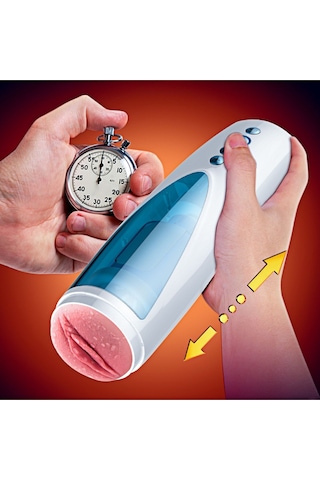 Erotixshop M10 Ileri Geri 360 Rotasyon Ses Özellikli Titreşim Vantuzlu Otomatik Mastürbatör
