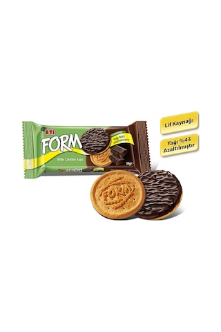 Eti Form Bitter Çikolata Kaplı Lifli Bisküvi 24 x 50 G