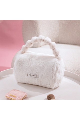 Dekohop Peluş Makyaj Çantası