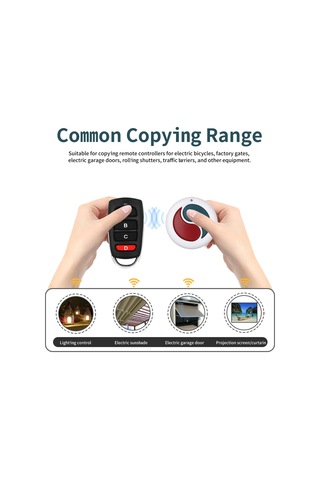 Suofeng 315/433.92mhz Ask Kopyalama Kumanda, 2 Tuşlu Abs Malzeme, Dairesel Kolay Takma, Dc 2.4-3v Pil İle Çalışır