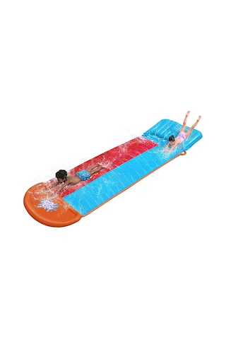 Bestway H2ogo Tsunami Splash Ramp Çift Kaydırak 488 Cm Çok Renkli