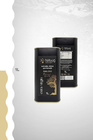 Nilbağ Zeytinyağları Soğuk Sıkım Ayvalık Natural Sızma Zeytinyağı Teneke 1 L