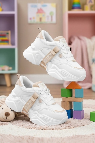 Dark Seer Kids Ds K 2051 Sneaker 2025 Kız Çocuk Beyaz-bej