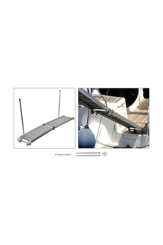 Sealux- Pasarella Tip 2K (Katlanır) Alüminyum (250x35 cm - 14.50 Kg): Montaj Ayağı ve Tutamak Dahil