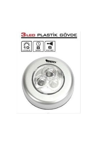 Lightorch Tekne Karavan Iç Aydınlatma Lambası 3 Led'Li Pilli Doku