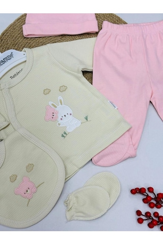 5li Set Hastane Çıkışları Pembe