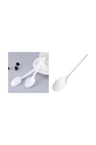 Plastik Kaşık 20 Adet 16cm Tekrar Kullanılabilir Parti,düğün Yeme