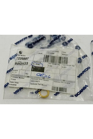 Scania 2454929 O-ring Conta 4 Adet