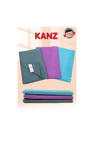 Kanz Mikrofiber Temizlik Bezi 3'lü 40 x 60 CM