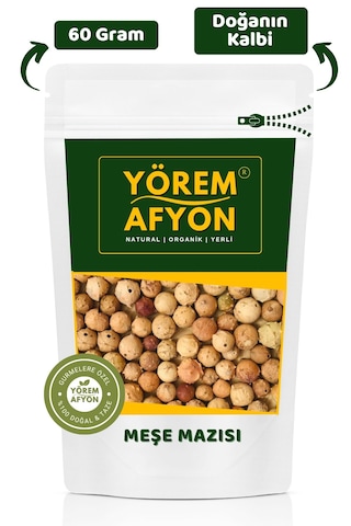 Yörem Afyon Anadolu'nun Kara Elması Doğanın Ve Şifacıların Sırrı Asırlık Meşe Mazısı Quercus İnfectoria 60gr