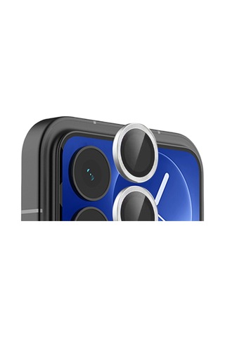 Xiaomi Mi 17 Pro Max Raze Metal Kamera Lens - Gümüş -