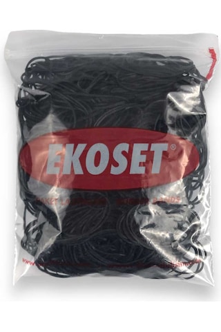 Ekoset 500 Adet 70 MM Siyah Para Lastiği