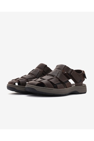 Clarks Saltway Cove Kahverengi Sandalet 26176900 Kahverengi