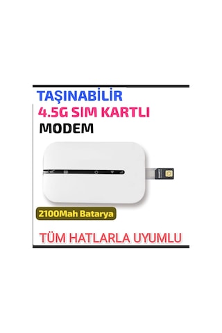 Sim Kartlı 4.5 G2100 Mah 150 Mbps Eu Wifi Modem/router Unlocked