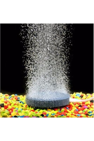 Air Stone Disk Yuvarlak Akvaryum Hava Taşı 10cm