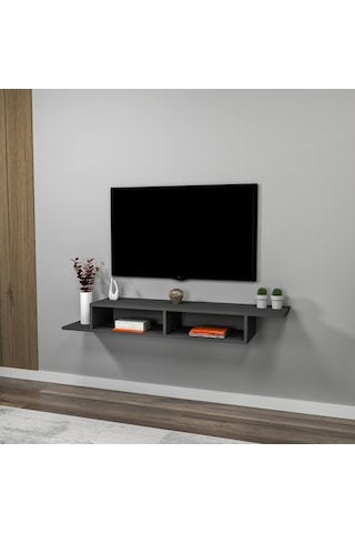 Arnetti Duvara Monte Muson Tv Sehpası Antrasit