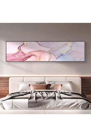 Yatak Odası Soyut El Yapımı Yağlı Boya Tablo 165x64cm Hij4031l