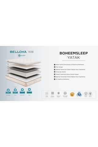 Bellona Boheemsleep Yatak 160 x 200