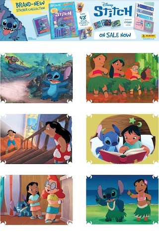 1 Paket Panini Stitch Süper Scrapbook Çıkartma Sticker