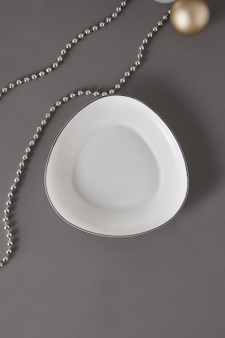 Karaca Agata Opal Cam Çukur Tabak 18 Cm