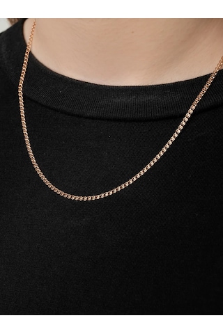 Voznesenskij Uvelirnyj Zavod 925 Gümüş Doğal Taşlı Altın Kaplama Yaka Zinciri 280553470 Altın