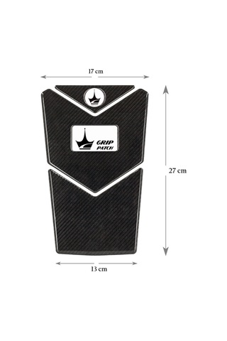 Bmw Gs R1250 2021 Ile Uyumlu Kaydırmaz 6d Karbon Tank Pad Gc14 KARBON